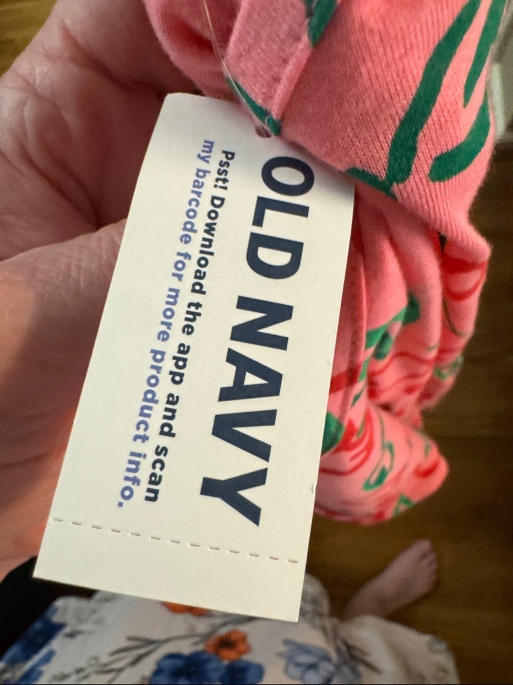 NWT Old Navy Pink Cherry-Print Girls Dress size L (10–12) - Picture 4 of 5